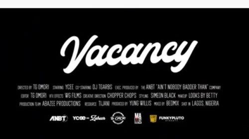 Ycee - Vacancy (Official Video)